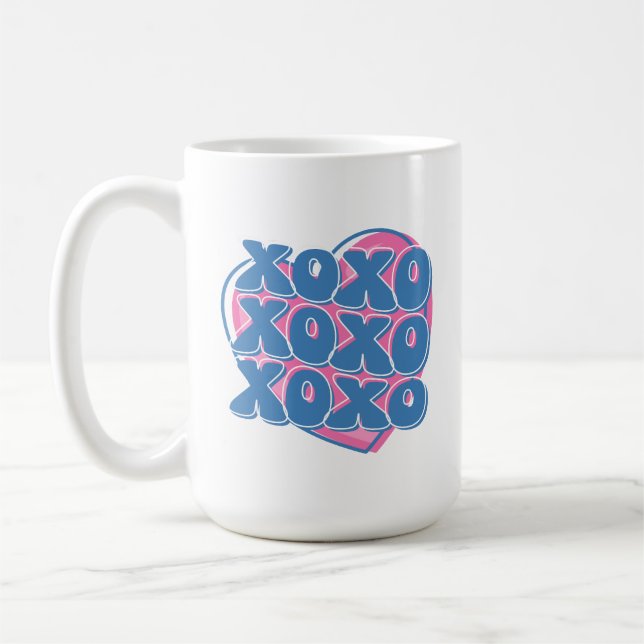 Caneca De Café XOXO Love Burst (Esquerda)