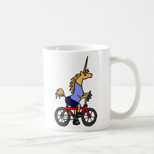 Caneca De Café XX- desenhos animados da bicicleta da equitação 