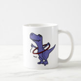 Caneca De Café XX- dinossauro de T-Rex que come desenhos animados