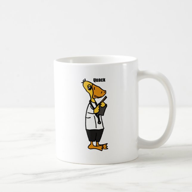 Caneca De Café XX- doutor engraçado do pato (Direita)