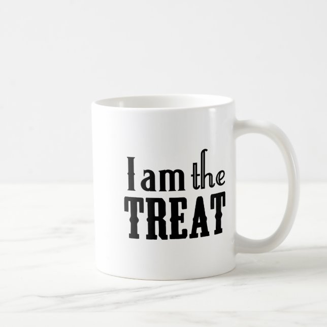 Caneca De Café Y Halloween I Am The Treat Funny Holiday  (Direita)