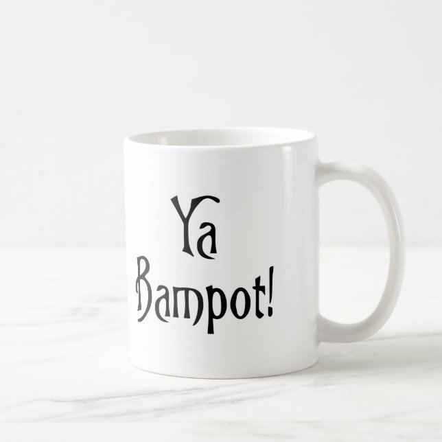 Caneca De Café Ya Bampot engraçada Bantter escocês patter slang (Direita)