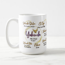 Caneca De Café Yahweh Mug 15 oz.