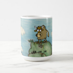 Caneca De Café Yak no topo da montanha