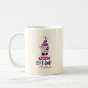 Caneca De Café Yappy Birthday