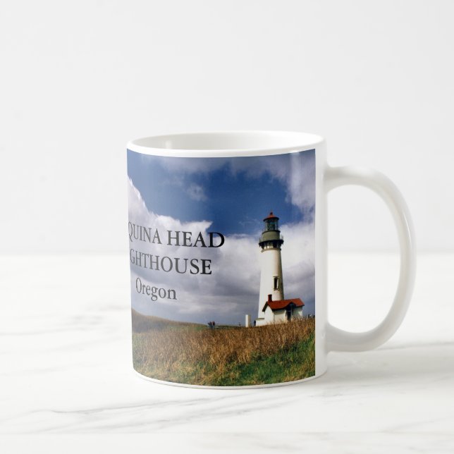 Caneca De Café Yaquina Head Lighthouse, Oregon (Direita)