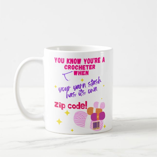Caneca De Café Yarn Wonderland Mug - Uma alegria de Hooker (Esquerda)
