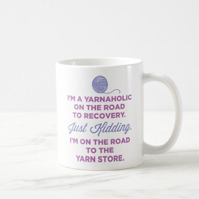 Caneca De Café Yarnaholic Mug (Direita)