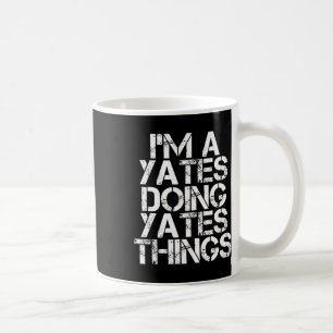 Caneca De Café Yates Sobrenome Engraçado Árvore Genealógica Anive