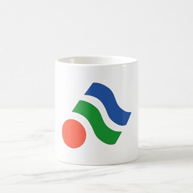 Caneca De Café Yawatahama Flag Vetor (Centro)