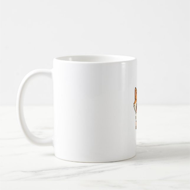 Caneca De Café Yawning fox mug (Esquerda)