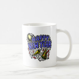 Caneca De Café Year&apos novo; tempo do partido de s