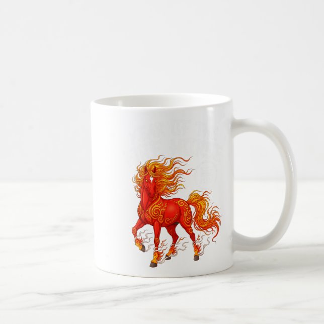 Caneca De Café Year Of The Fire Horse Chinese New Year 2026 Zodia (Direita)