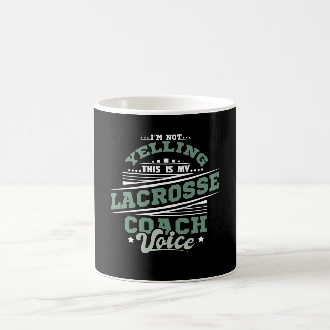 Caneca De Café Yelling Lacrosse Coach (Centro)