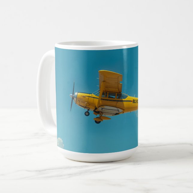 Caneca De Café yellow flyer high (Frente Esquerda)