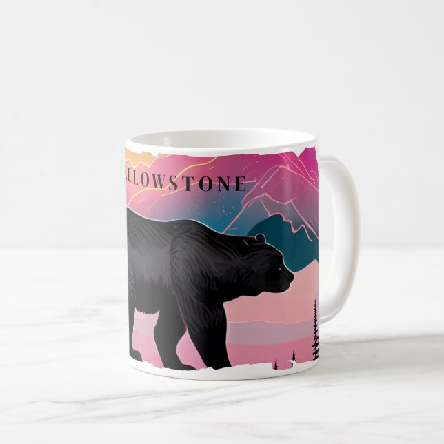Caneca De Café Yellowstone Bear Mug (Frente Esquerda)
