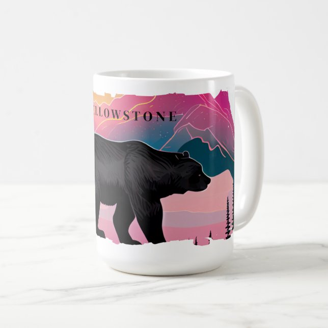 Caneca De Café Yellowstone Bear Mug (Frente Esquerda)