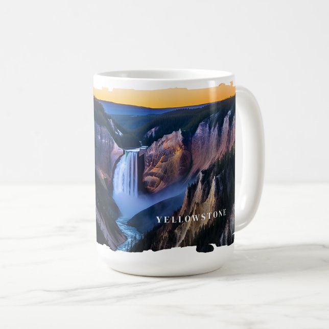 Caneca De Café Yellowstone Calls Mug (Frente Esquerda)