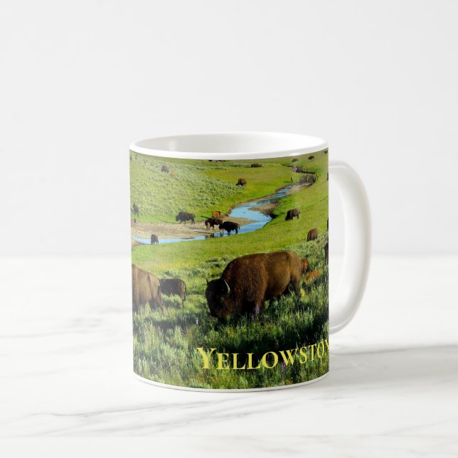 Caneca De Café Yellowstone Mug (Frente Esquerda)
