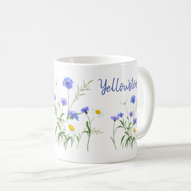 Caneca De Café Yellowstone Wildflower Mug (Frente Esquerda)