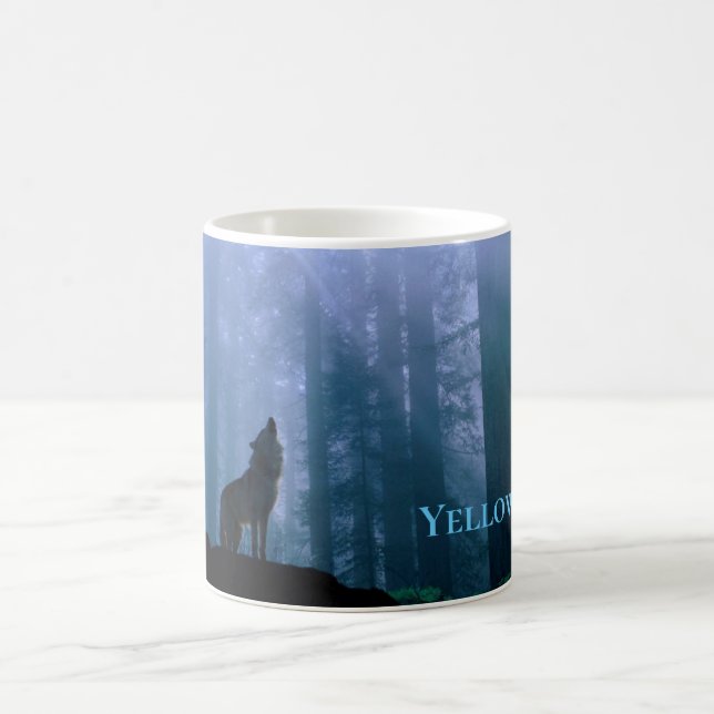 Caneca De Café Yellowstone Wolf Mug (Centro)