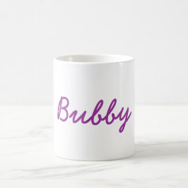 Caneca de café Yiddish da avó de "Bubby"