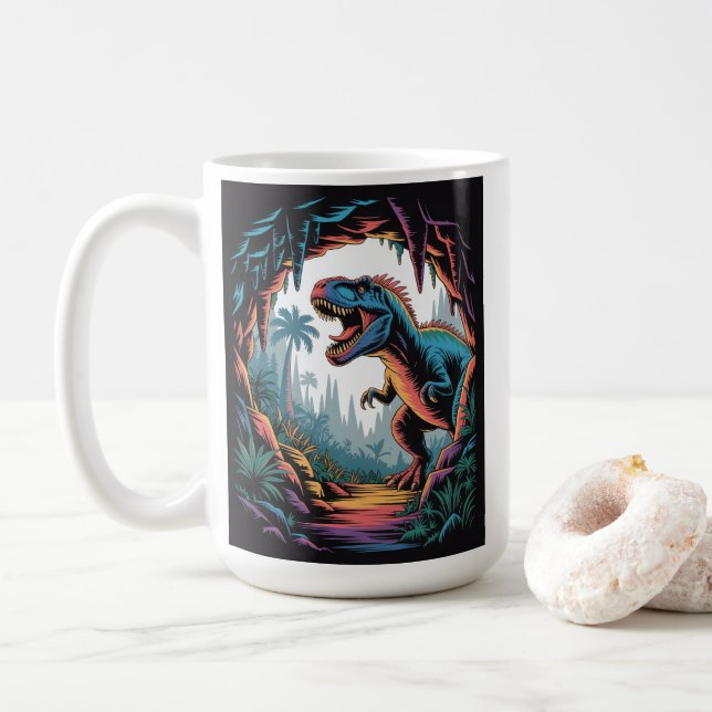 Caneca De Café Yikes! That One’s Big (Com Donut)