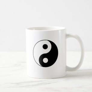 Caneca De Café Yin tradicional Yang