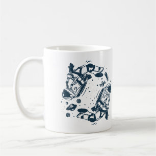 Caneca De Café Yin Yang Astronaut
