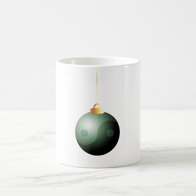 Caneca De Café Yin Yang Christmas Ball (Centro)
