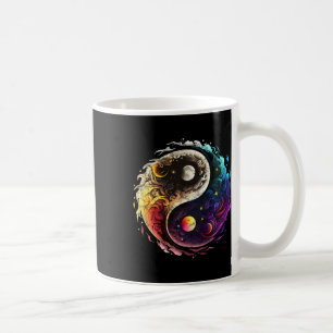 Caneca De Café Yin Yang, Sol, Lua, Universo, Tai Chi, Qigong, Iog
