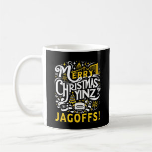 Caneca De Café Yinz Jagoff Christmas Pittsburgh Gift