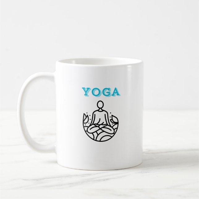 Caneca De Café Yoga (Esquerda)