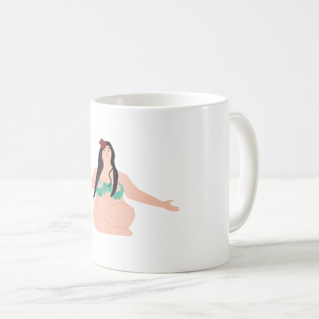 Caneca De Café Yoga (Frente Esquerda)