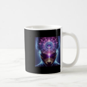 Caneca De Café Yoga Ajna Consciência Terceiro Olho Chakra Brahman