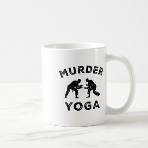 Caneca De Café Yoga Assassino Humor Jiu-jitsu Paz Interior Bjj Hu