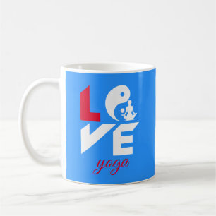 Caneca De Café Yoga do amor