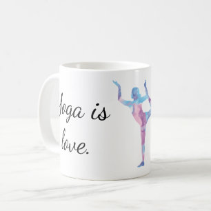 Caneca De Café Yoga É A Vida 1