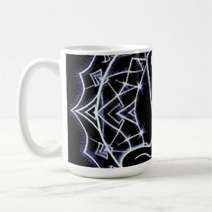 Caneca De Café Yoga Flow Collective – Meditação Abstrata em Aquar