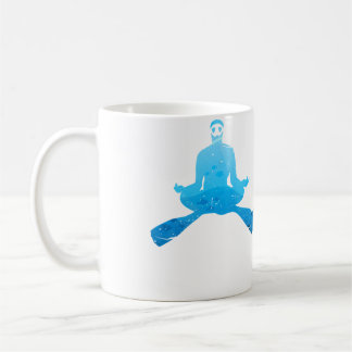Caneca De Café Yoga Meditation Diving Ocean Freediving Sea Apnea