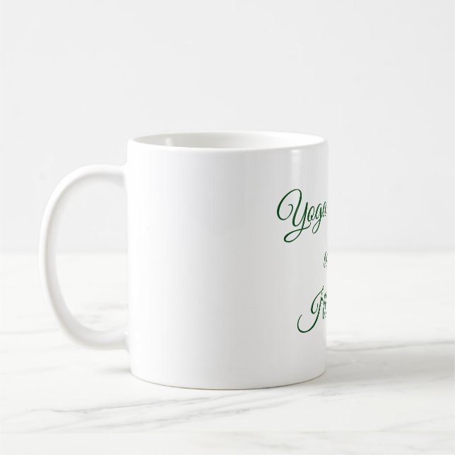 Caneca De Café Yoga Mug Inspiracional (Esquerda)
