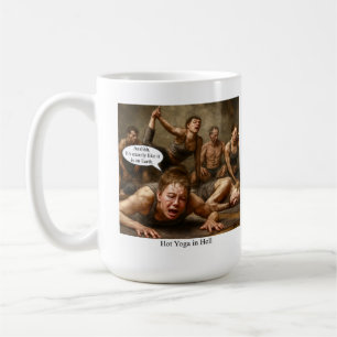 Caneca De Café Yoga quente no inferno.