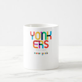 Caneca De Café Yonkers New York Meio século, Pop Art,