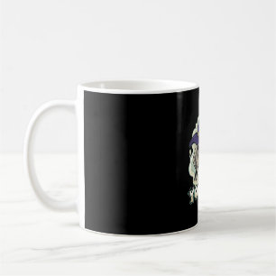 Caneca De Café Yooouuu Fantasmas Cachorro Beagle Chapéu de Bruxa