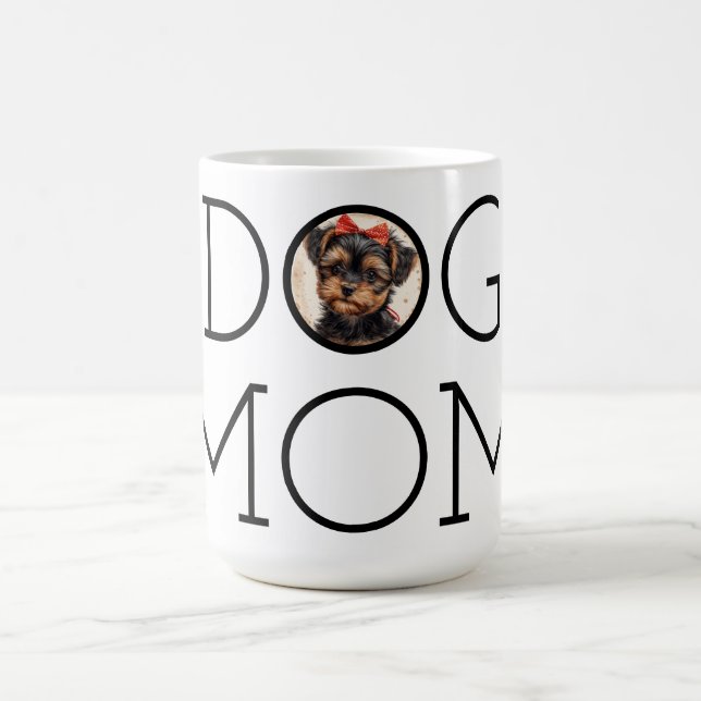 Caneca De Café Yorkie Dog Mãe Café Mug (Centro)