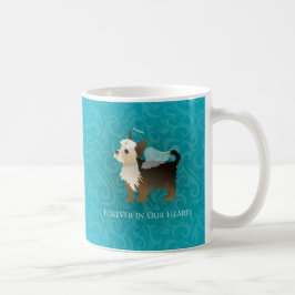 Caneca De Café Yorkie - Pet Memorial - Angel Dog