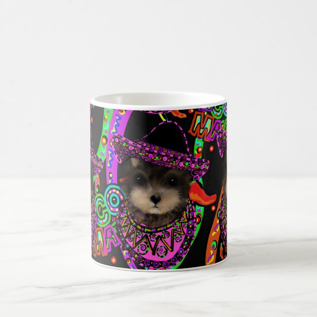 Caneca De Café Yorkie Poo (Centro)