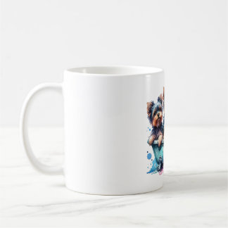 Caneca De Café Yorkies Bathing Mugs