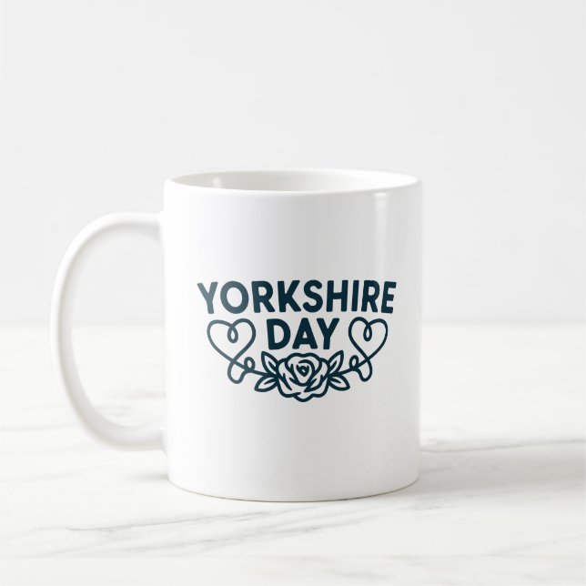 Caneca De Café Yorkshire Day (Esquerda)