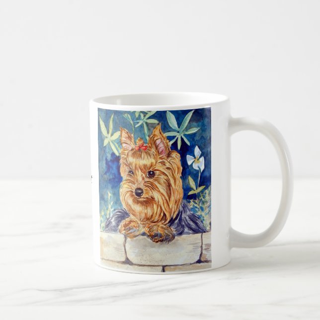 Caneca De Café  Yorkshire Terrier (Direita)